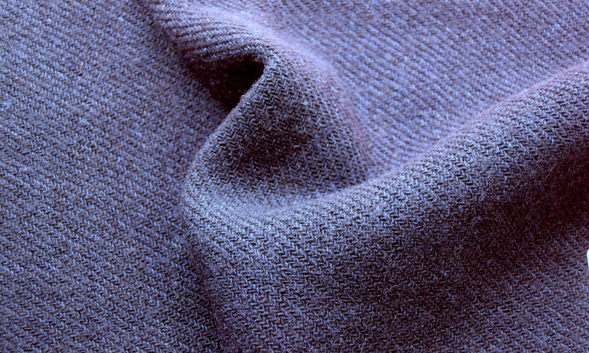 ART 7125 wool viscose blend twill blue jacket skirt pants fabric WIDTH cm145 WEIGHT gr240 COMPOSITION 80 viscose 20 wool - 300mts