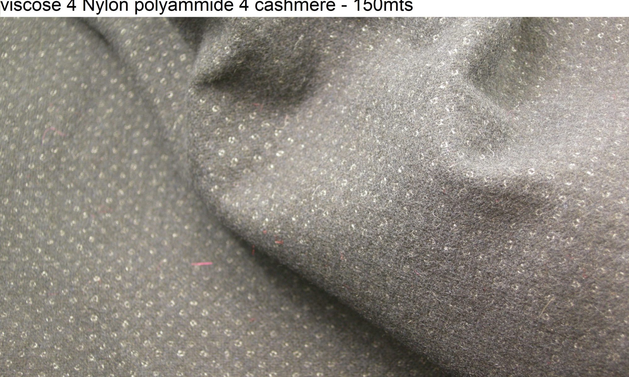 ART 7211 birdseye cashmere blend brushed coat glamour fabric WIDTH cm150 WEIGHT gr620 COMPOSITION 48 Wool 34 polyester 10 rayon viscose 4 Nylon polyammide 4 cashmere - 150mts