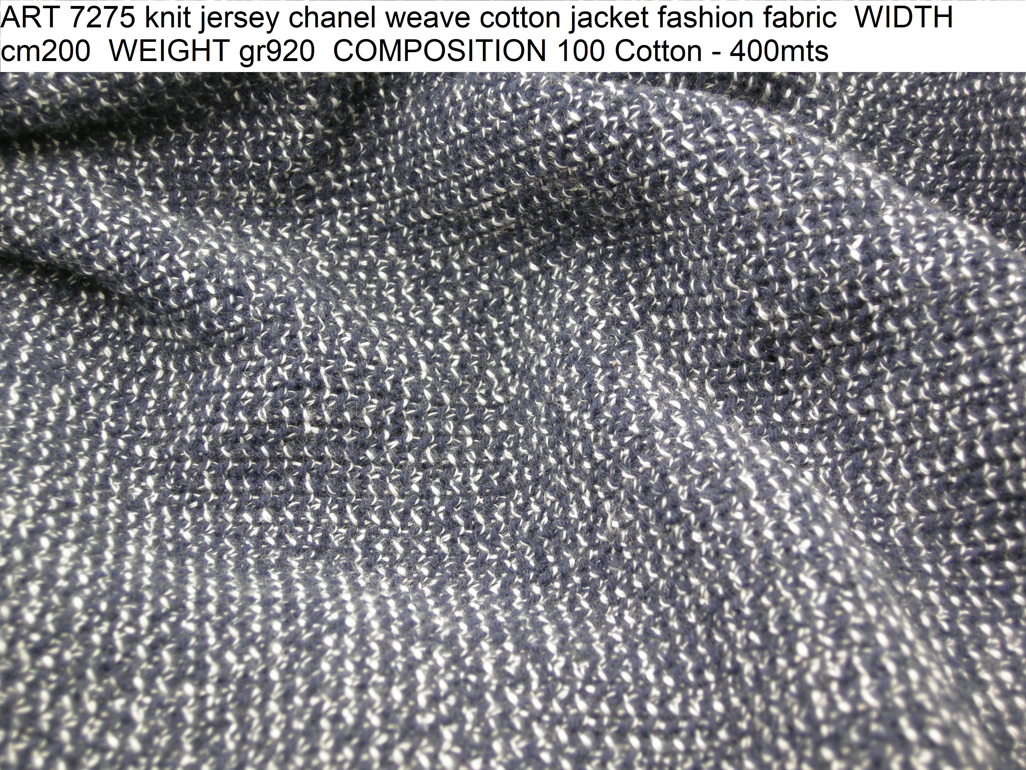 ART 7275 knit jersey chanel weave 