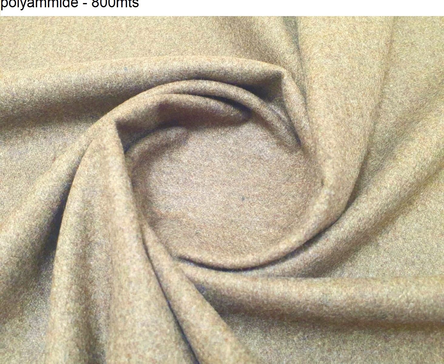 7762 military green wool blend coat fabric WIDTH cm155 WEIGHT gr480 - gr309 square meter - COMPOSITION 62 wool 38 polyammide - 800mts